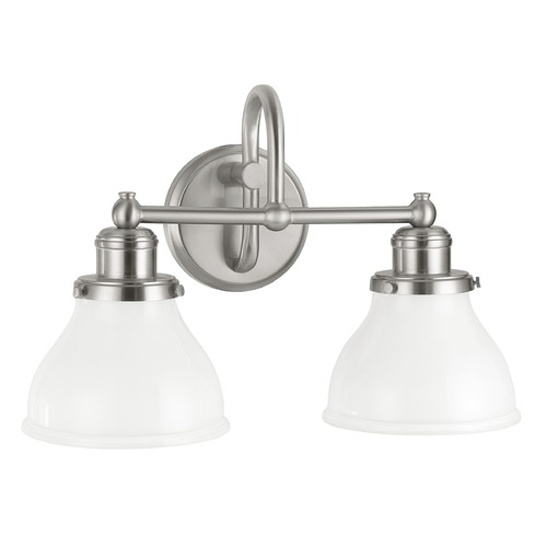 Baxter 16.25-Inch Vanity Light in Brushed Nickel by Capital Lighting