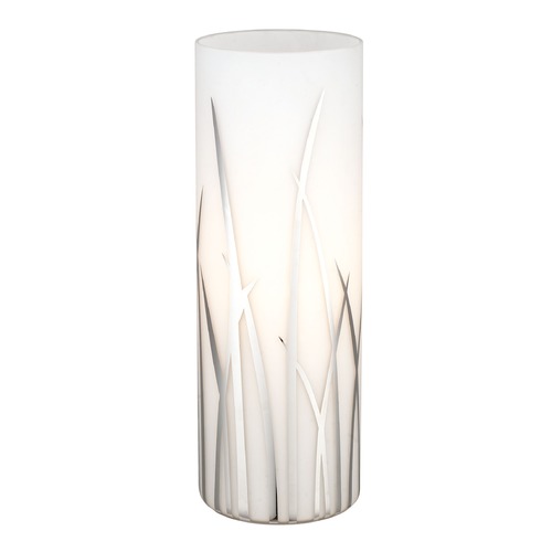 Eglo Lighting Eglo Rivato White / Chrome Table Lamp with Cylindrical Shade 92743A