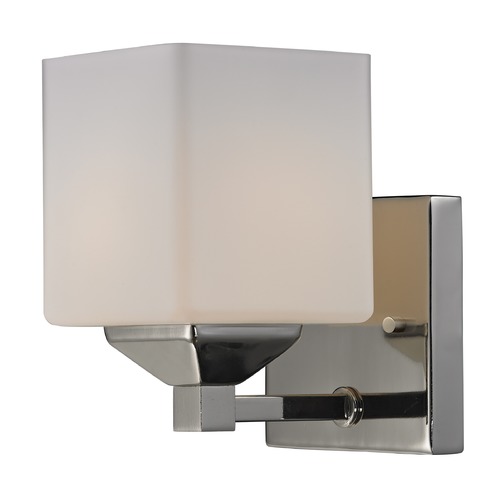 Quube Chrome Sconce by Z-Lite