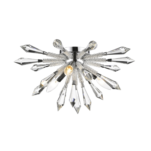 Soleia Chrome Flush Mount by Z-Lite
