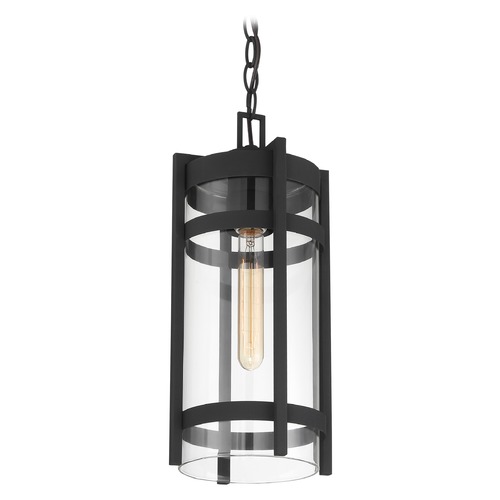 Tofino Textured Black Outdoor Hanging Light by Nuvo Lighting