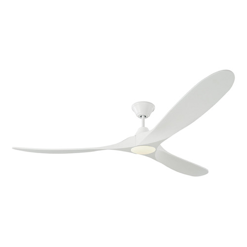 Maverick 70-Inch LED Fan in Matte White by Visual Comfort & Co Fans