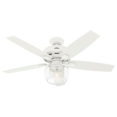 Hunter Fan Company 52-Inch Bennett Fan in Matte White by Hunter Fan Company 50279