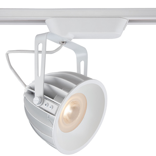 30W LED Rounded Track Head in White by Eurofase Lighting
