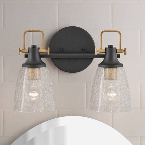 Hinkley Easton 14.50-Inch Vanity Light in Black by Hinkley Lighting 51272BK