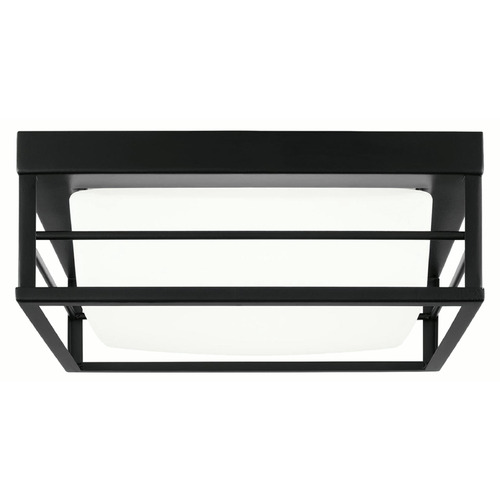 Visual Comfort Studio Collection Dearborn Midnight Black LED Flushmount Light