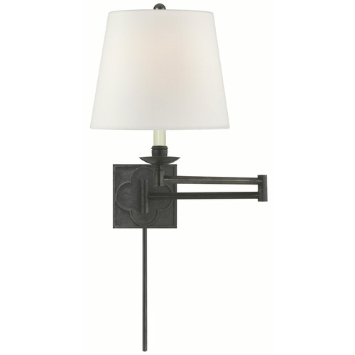 Visual Comfort Signature Collection Visual Comfort Signature Collection Suzanne Kasler Griffith Aged Iron Swing Arm Lamp SK2109AI-L
