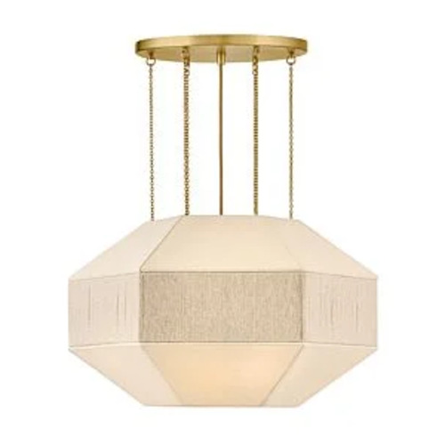 Lyla 24.25-Inch Convertible Chandelier in Brass by Hinkley Lighting