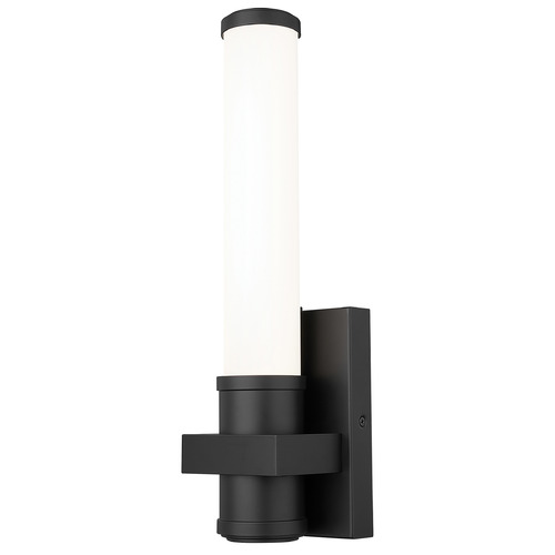 Z-Lite Idris Matte Black LED Sconce