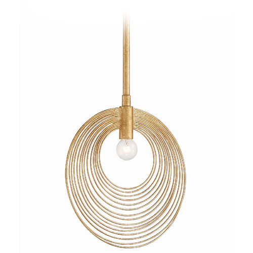 Crystorama Lighting Crystorama Lighting Doral Renaissance Gold Mini-Pendant Light DOR-B7700-RG