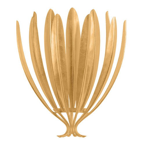 Hudson Valley Lighting Whitfield Vintage Gold Leaf LED Sconce