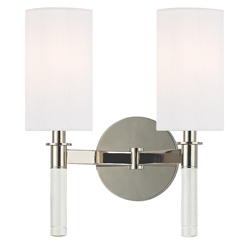 Hudson Valley Lighting Wylie 2-Light Sconce in Polished Nickel by Hudson Valley Lighting 6312-PN