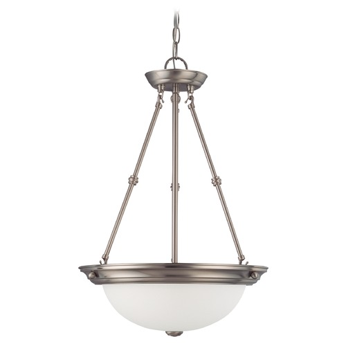 15-Inch Brushed Nickel Pendant by Nuvo Lighting