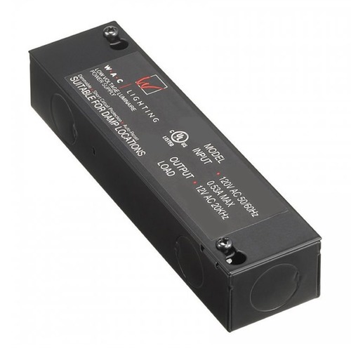 Black Under Cabinet Transformer by WAC Lighting