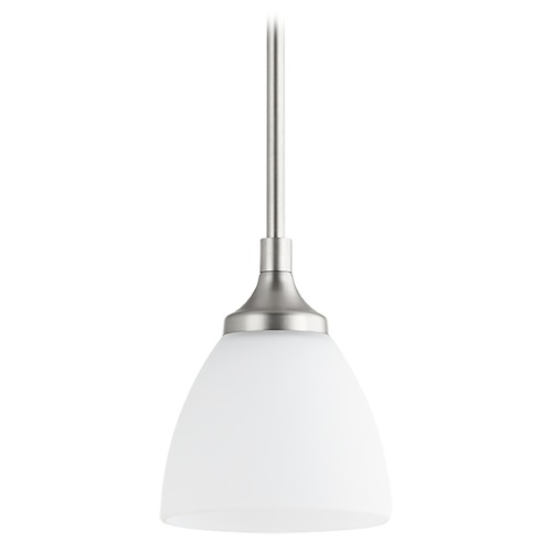 Quorum Lighting Enclave Satin Nickel Mini Pendant by Quorum Lighting 3059-65