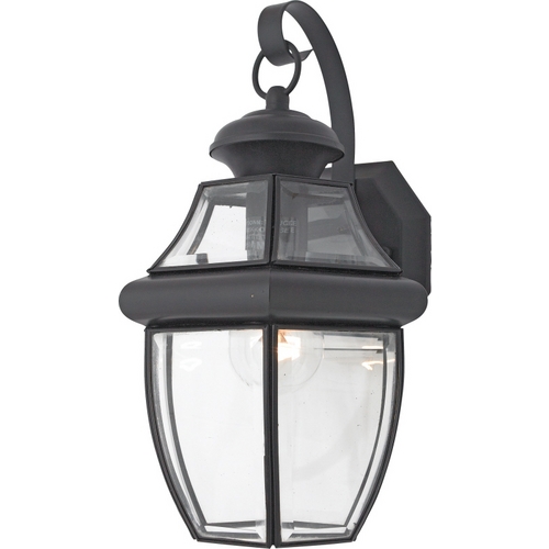 Newbury Outdoor Wall Light in Mystic Black by Quoizel Lighting