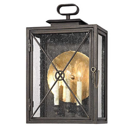 Troy Lighting Randolph Vintage Bronze & Brass Outdoor Wall Light by Troy Lighting B6444