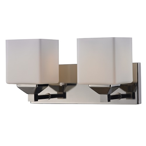 Quube Chrome Bathroom Light by Z-Lite