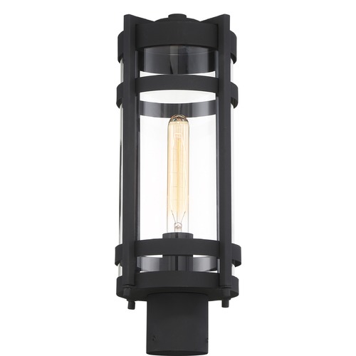 Tofino Textured Black Post Light by Nuvo Lighting