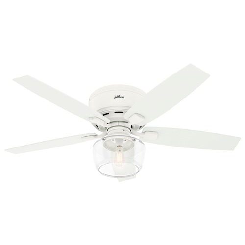 Hunter Fan Company 52-Inch Bennett Fan in Matte White by Hunter Fan Company 50280