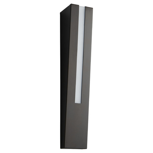 Karme Outdoor LED Wall Light in Oiled Bronze by Oxygen Lighting