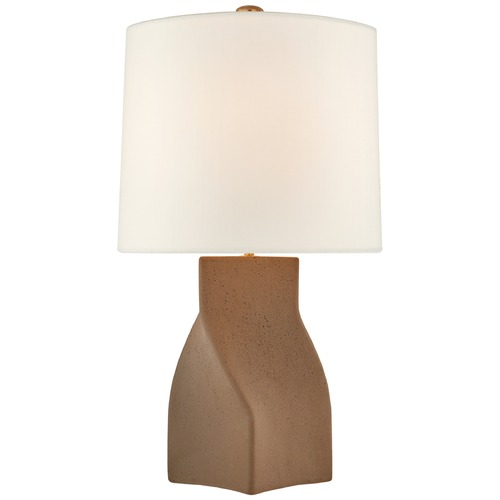 Visual Comfort Signature Collection Aerin Claribel Large Table Lamp in Canyon Brown by Visual Comfort Signature ARN3635CNBL