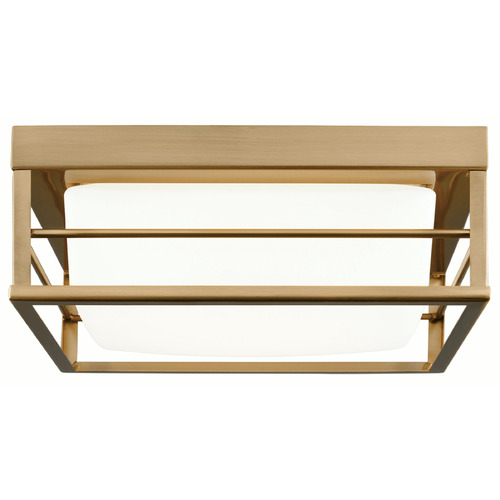 Visual Comfort Studio Collection Dearborn Satin Brass LED Flushmount Light