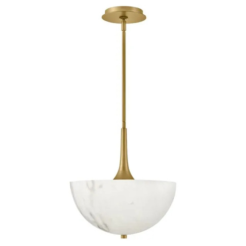 Inez Pendant in Lacquered Brass by Fredrick Ramond