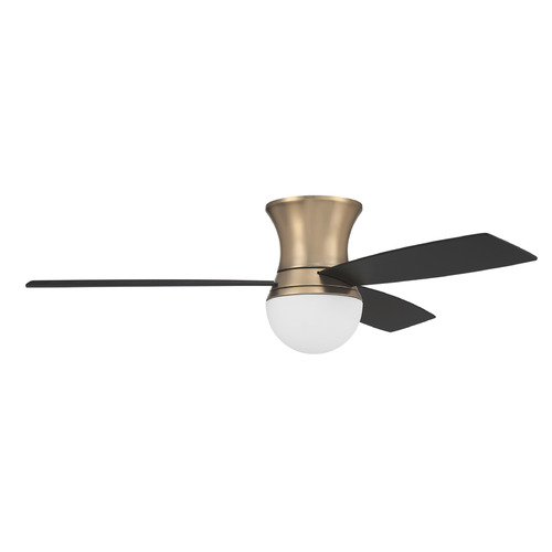 Daybreak Satin Brass LED Ceiling Fan by Craftmade Lighting