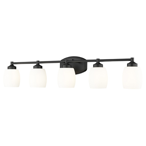 Z-Lite Z-Lite Kendrick Matte Black Bathroom Light 745-5V-MB