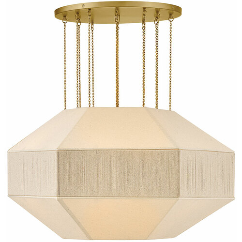 Lyla 32.25-Inch Convertible Chandelier in Brass by Hinkley Lighting