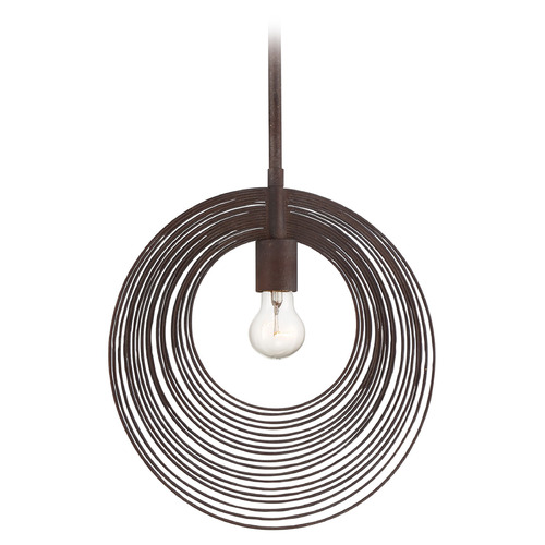 Crystorama Lighting Doral Forged Bronze Pendant Light
