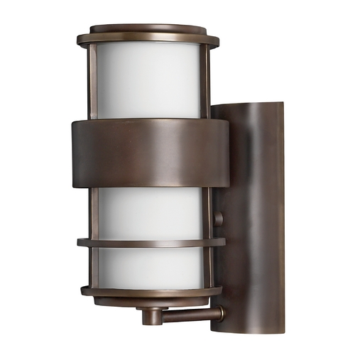 Saturn 12-Inch Wall Light in Metro Bronze by Hinkley Lighting
