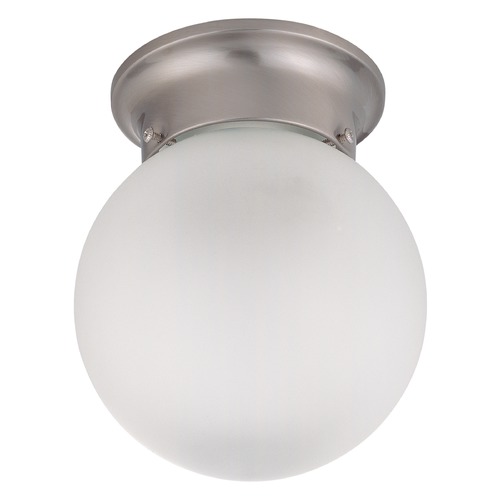 6-Inch Brushed Nickel Flush Mount by Nuvo Lighting
