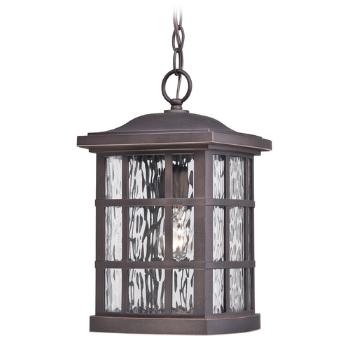 Stonington Palladian Bronze Outdoor Hanging Light by Quoizel Lighting