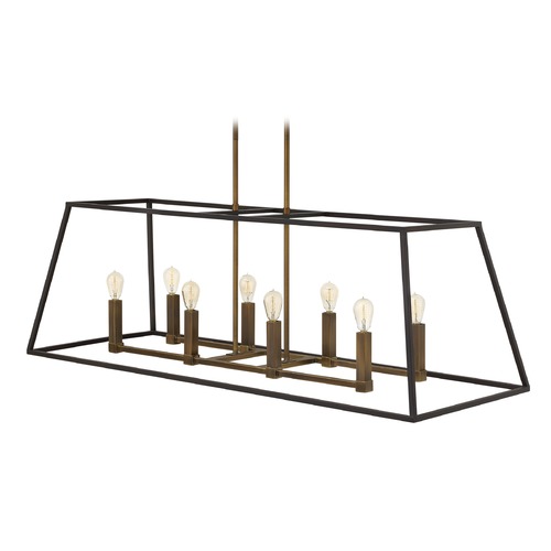 Hinkley Fulton 48-Inch Bronze Linear Chandelier by Hinkley Lighting 3338BZ