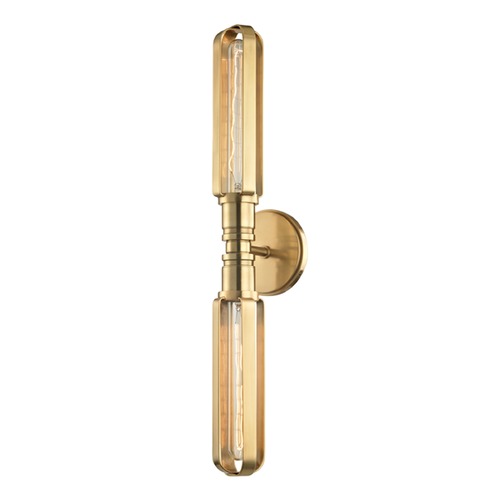 Red Hook Aged Brass Sconce by Hudson Valley Lighting