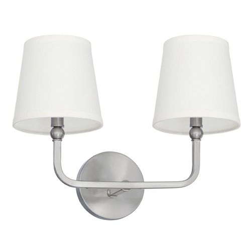 Dawson 16-Inch Vanity Light in Brushed Nickel by Capital Lighting