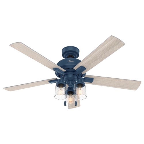 Hunter Fan Company 52-Inch Hartland Fan in Fan indigo Blue by Hunter Fan Company 50310