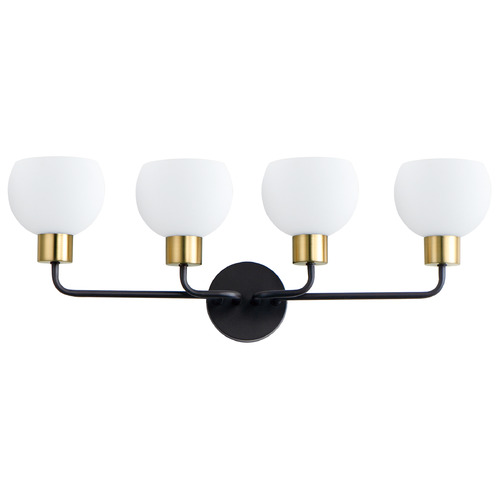 Maxim Lighting Coraline Bronze & Satin Brass Bathroom Light