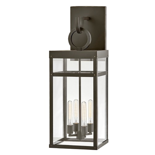 Porter Double X-Large Wall Lantern in Bronze by Hinkley Lighting