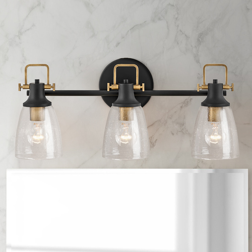 Easton 24-Inch Vanity Light in Black by Hinkley Lighting