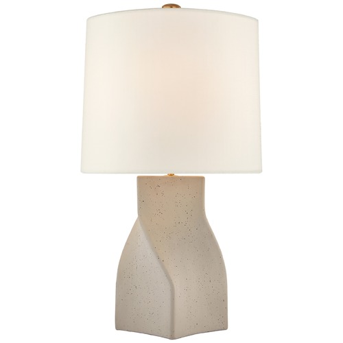 Visual Comfort Signature Collection Aerin Claribel Large Table Lamp in Canyon Gray by Visual Comfort Signature ARN3635CNGL