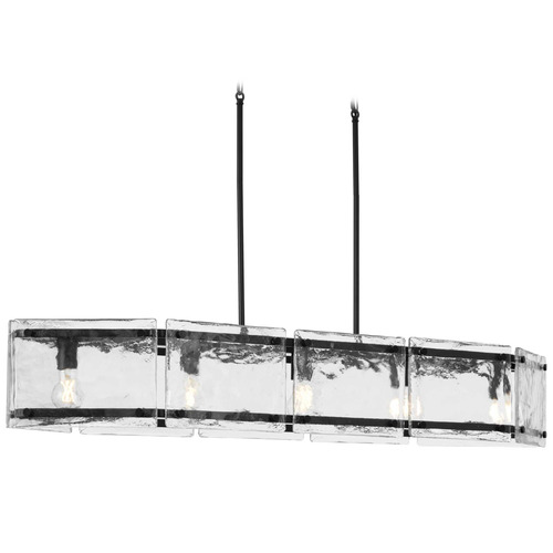 Progress Lighting Cowan 9-Light Matte Black Chandelier
