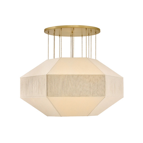 Lyla 50.50-Inch Convertible Chandelier in Brass by Hinkley Lighting
