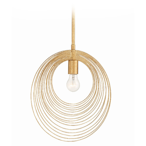 Crystorama Lighting Doral Renaissance Gold Pendant Light