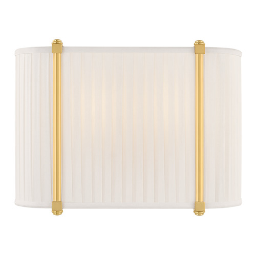 Hudson Valley Lighting Augusta Hoffman Cornell Aged Brass LED Sconce