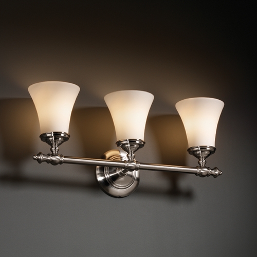 Fusion Collection Bathroom Light by Justice Design Group