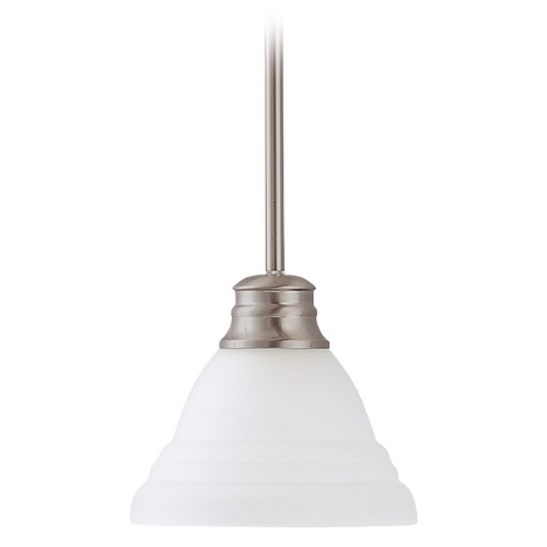 7-Inch Empire Brushed Nickel Mini Pendant by Nuvo Lighting