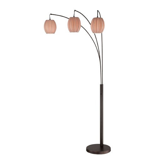 Kaden Copper Bronze Arc Lamp by Lite Source Lighting
